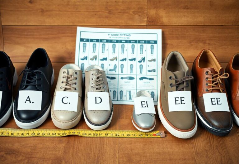 Shoe Width Letters Explained: Finding Your Ideal Fit