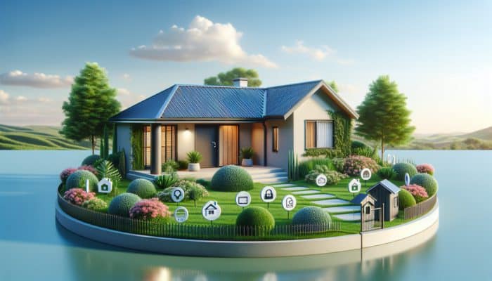 A modern, secure home in Louis Trichardt with a welcoming entrance and lush greenery.