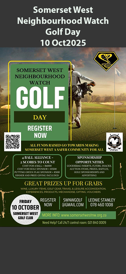 Somerset West Neighborhood Watch Golf Day 10 Oct