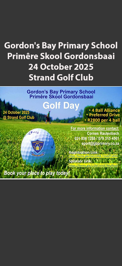 Gordon's Bay Primary School Primêre Skool Gordonsbaai 24 October 2025 Strand Golf Club