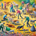 Dogs in Community Cleanups: A Global Movement for Change