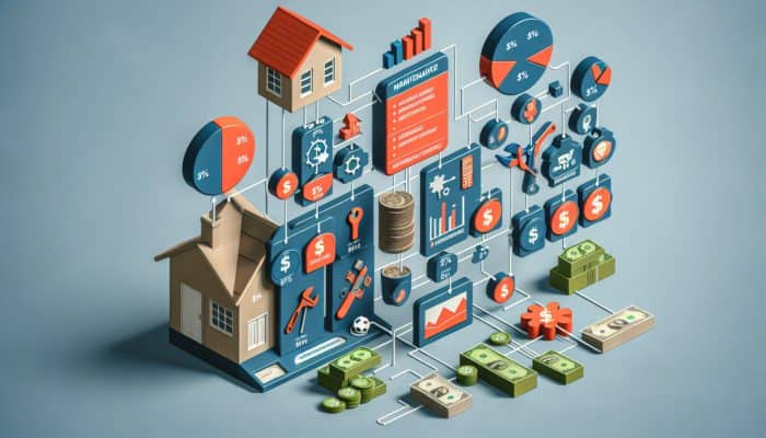 Budget plan for mid-level property in Bloemfontein, showing annual maintenance costs and ongoing expenses.