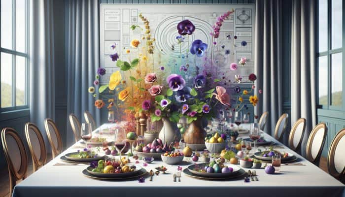 Edible Flower Garnishes for Creative Dish Elevation