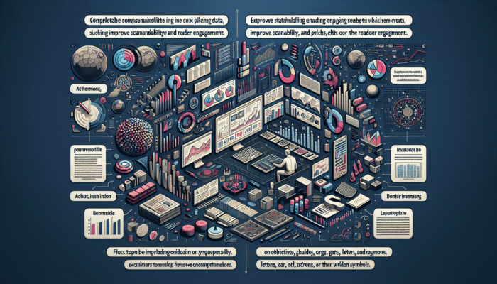 Infographic simplifying data, enhancing understanding, visually engaging, improving scannability and reader engagement.
