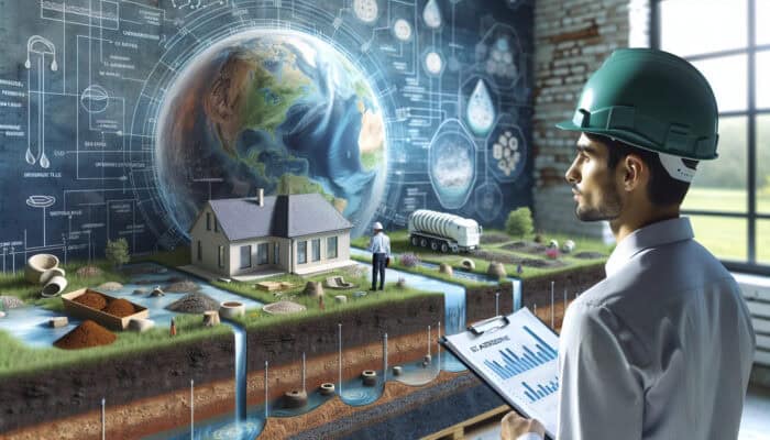 A professional assesses weeping tile needs by analyzing soil, water table, drainage systems, and inspecting the foundation.