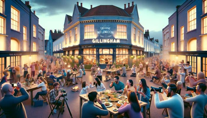 A local restaurant in Gillingham collaborates with a food blogger for an event with exclusive menu promotions.
