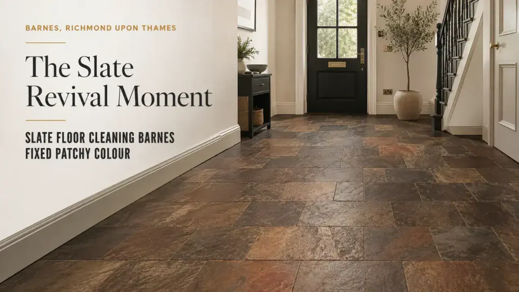 Slate Floor Cleaning: Enhance Vibrant Colours in Barnes