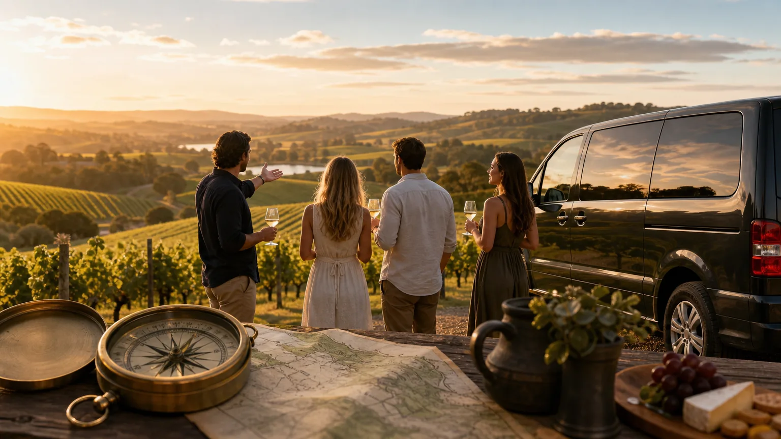 Wine Compass: visual reference for 6. Wine Compass: Customised Private Tours for Special Occasions
