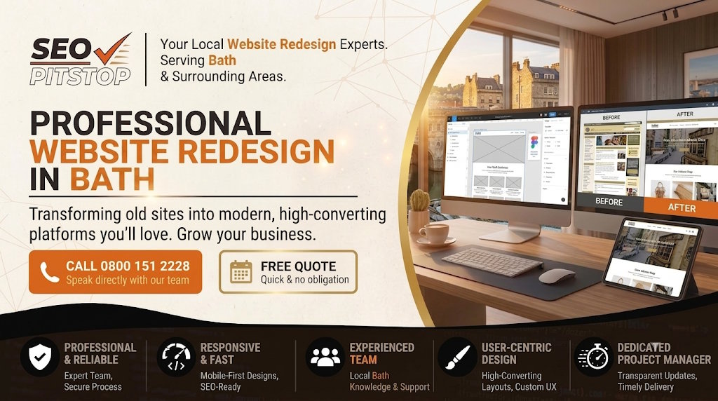 Website Redesign Guide for Small Businesses in Bath